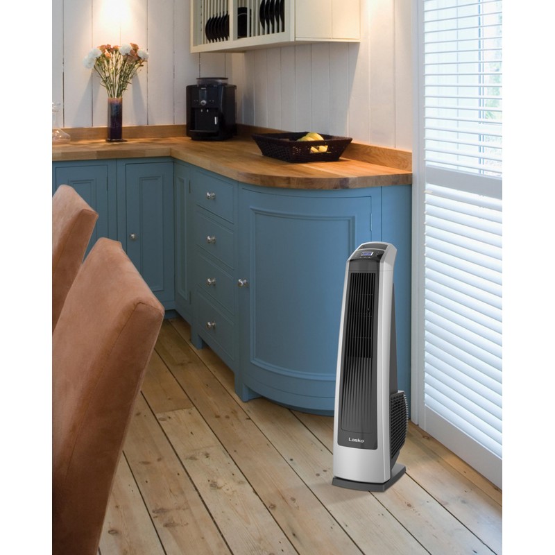 Lasko High Velocity Oscillating Tower Fan, 3 Powerful Speeds, Timer,