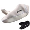 UMMY Diving Fin Socks 2mm Belly Short Tabi (S, White)