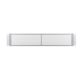 Ubiquiti UniFi Silver 2U Rack Mount Vented OCD Panel for 19" Network Rack or Server Cabinet (UACC-Rack-Panel-Vented-2U)