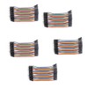 10Pcs Jump Wire Plastic Male to Female Connecting Cable for