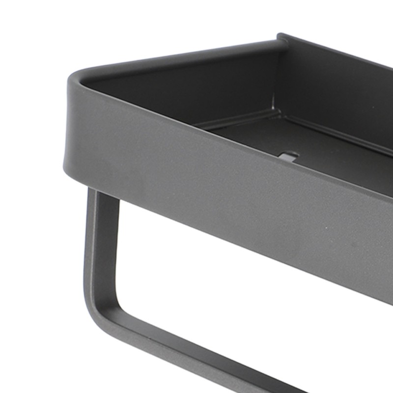 Shower Caddy Wall Mount Shelf Basket Aluminium Large Capacity Modern