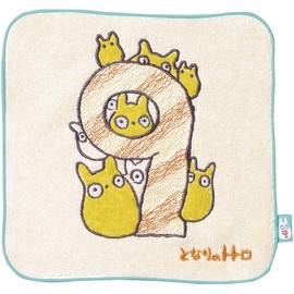 丸眞 ハンドタオル ジブリ となりのトトロ 約25×25cm トトロ 9月 誕生月 0590229200