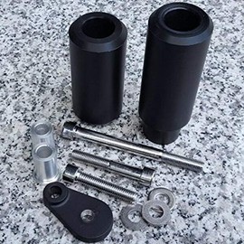 i5 BLACK NO-CUT FRAME SLIDERS for Kawasaki Ninja ZX6 ZX6R ZX6RR 2005-2006