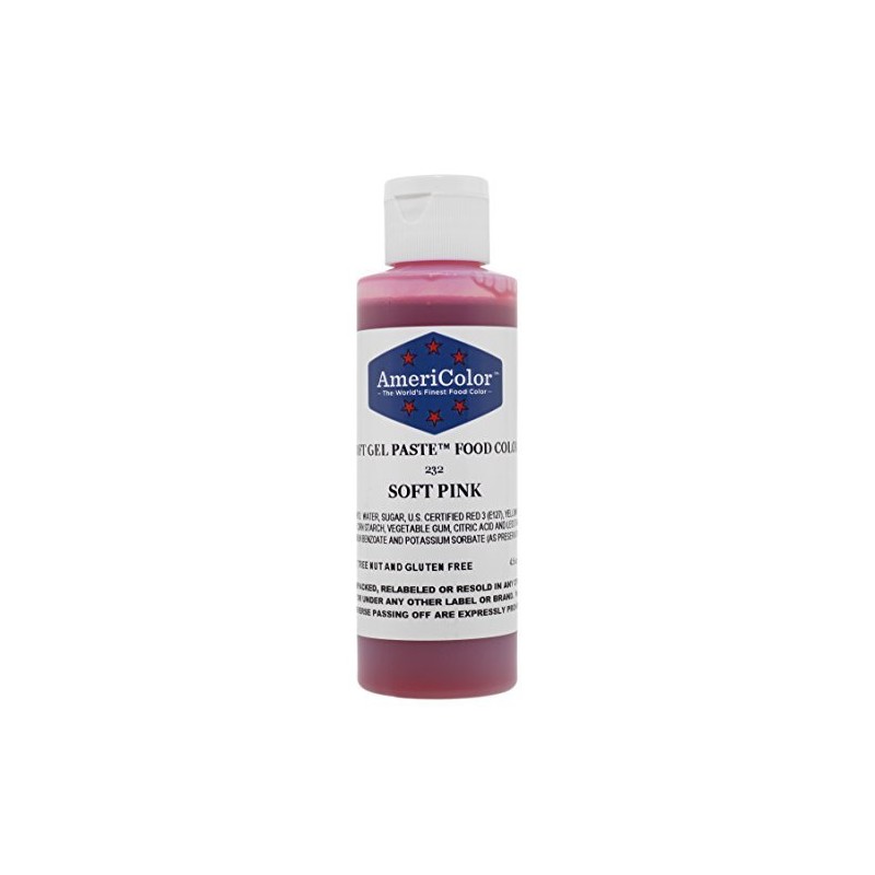 Americolor Soft Gel Paste, 4.5-Ounce, Soft pink