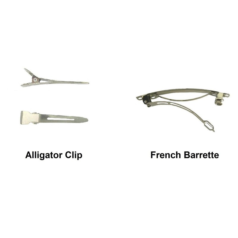 Christmas Plaid Monogram Hair Bow