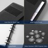 Kosibate Tactical Notebook Padfolio Ring Binders with 45 Sheets,Army Military