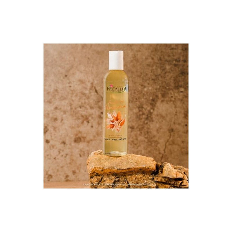 PACALLI Aceite de Almendras Puro 2x265ml - Piel y Cabello