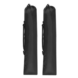PATIKIL 38x10 Inch Camp Chair Replacement Bag, 2 Pack Nylon Folding Camping Chair Carry Bag Tripod Case Bag with Handle for Outdoor Camping, Black
