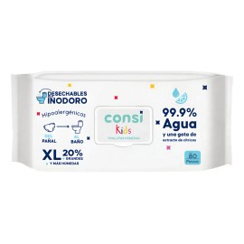 Consi Toallitas Humedas Kids Desechables En Inodoro 1 Pack