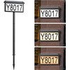 Quntis Solar House Numbers for Outside, Waterproof Address Numbers Sign