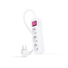 NANOCABLE 10.38.0003 – Power Strip with 3 Sockets with Switch,