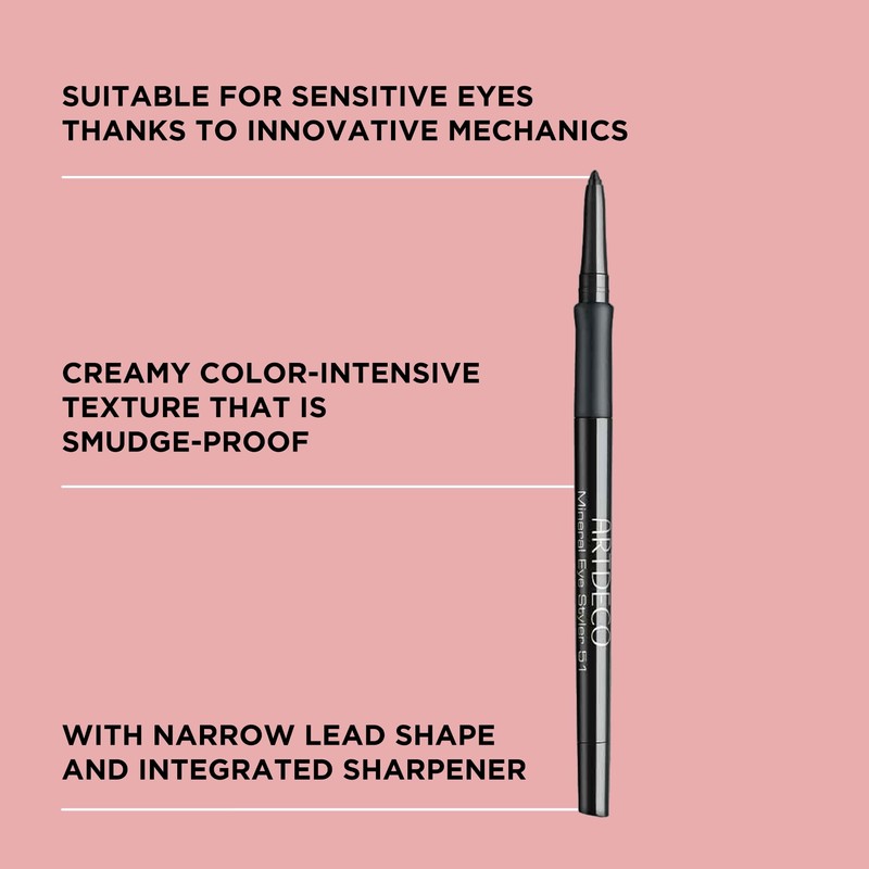 ARTDECO Mineral Eye Styler 51 Mineral Black, 30 g