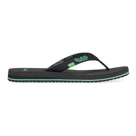 Sanuk Women's Yoga Paradise 2, Black Paradise Palms, 7