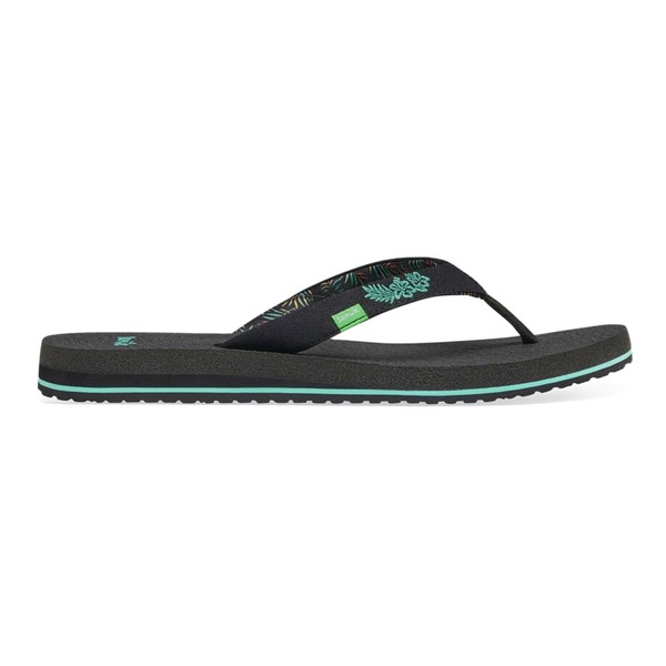 Sanuk Women's Yoga Paradise 2, Black Paradise Palms, 7