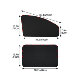 Car Sun Shade 4 Pieces Magnetic & UV Protection Window Blackout for Kids