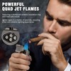 FANKAI Cigar Lighter and Cigar Cutter Set, Torch Lighter with