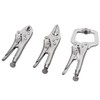 MacWork 3pc Mini Locking Set 4 in. curved jaw locking,