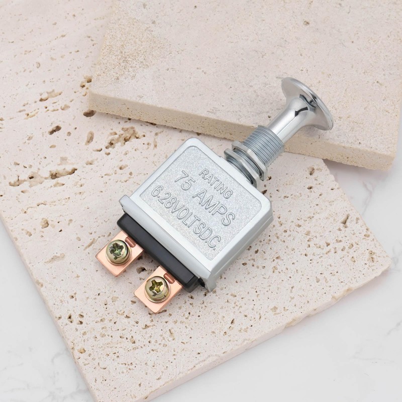 Create idea 2 Pcs 75 Amps Heavy Duty Push-Pull Switch