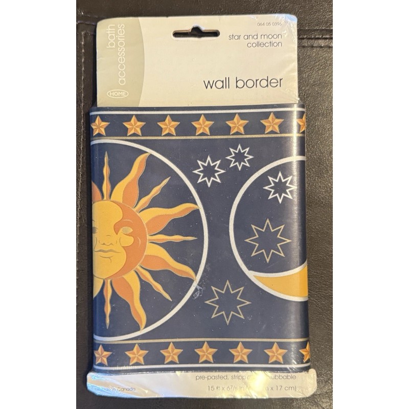 Home "Midnight" Wall Border - 781669506972 - 6.875 in. x