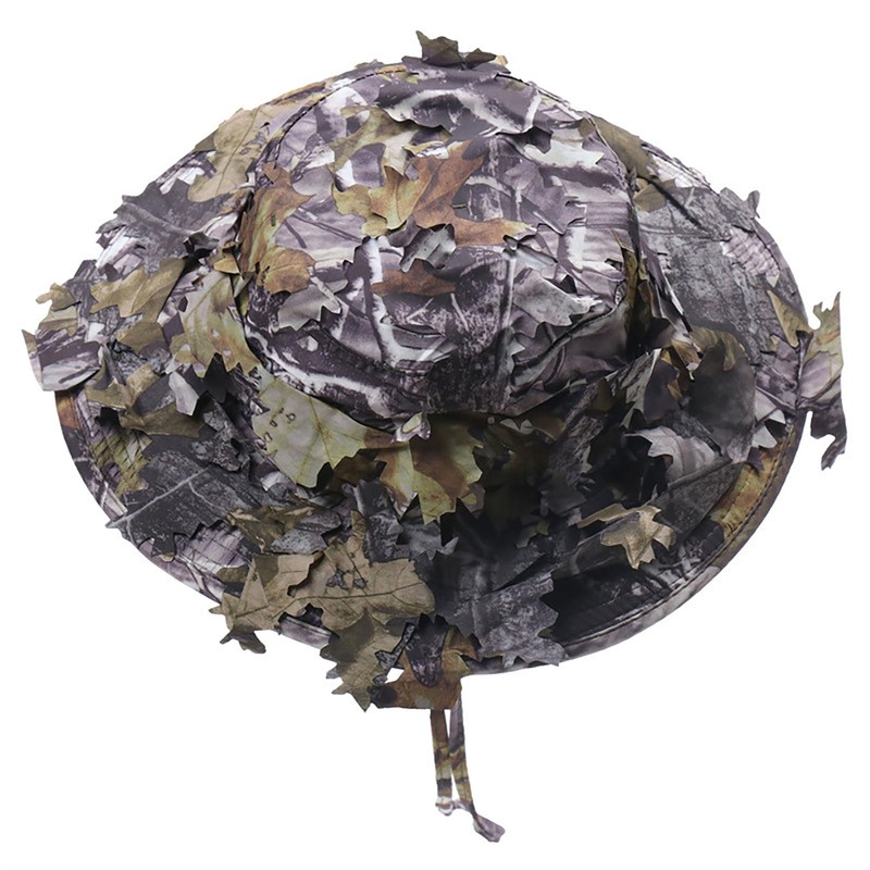 Huakunda Men's Boonie Hat Wide Brim Camouflage Rounded Hats Foldable