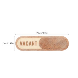 Garneck Vacant Reserved Sign Acrylic Slider Door Indicator for Privacyrestaurants and Conference Rooms Non Scratch Design Ideal for Office Hotel and Bathroom Use