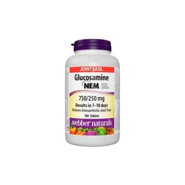 Weber Naturals Glucosamine NEM 750mg 250mg 180 tablets, 1 unit / 웨버 내추럴스 글루코사민 NEM 750mg 250mg 180정, 1개