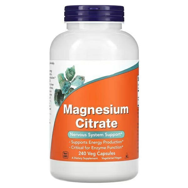 Magnesium Citrate Non-GMO, 240 Vegan Capsules