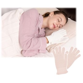 COCOONFIT CO-0727N-20 Hand Care for Sleeping Hand Care Protects Hands from Cold and Dryness Made in Japan (Made in Japan) Off-White Silk Silk Silk Sleep Dry Protection Protection Cold Cold Chunky Hand