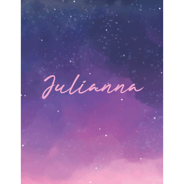 Julianna: Journal Notebook Gray for Writing and Drawing, Blank |