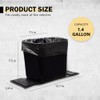 Car Trash Can – Leakproof 1.4 Gallon Compact Garbage Bin
