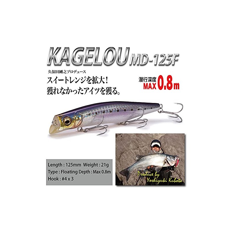 KAGELOU MD 125F GLX Double Chart