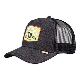 Djinns - DNC RoughCanvas Trucker Cap Mesh Cap Hat Cap Hat Caps, black, Unit size