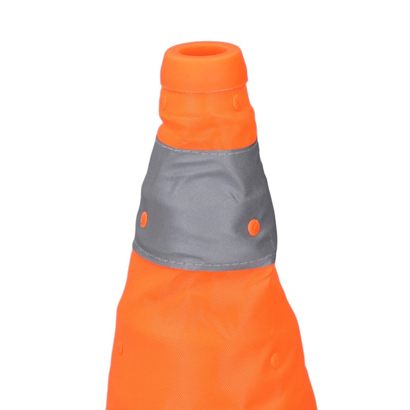 2 Set 30cm Traffic Cones Foldable Reflective Strips Road Safety