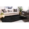 Unique Loom Solid Shag Collection Area Rug (7' 10" x