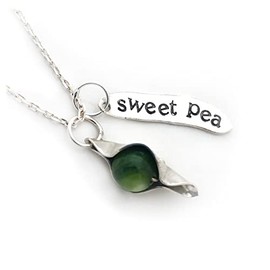Sweet Pea Peapod Necklace