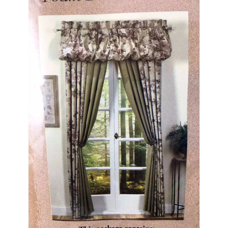 Arley (1)Vintage Rod Pocket Panel 42”x84” Solid/Stripe Panel Foam Back