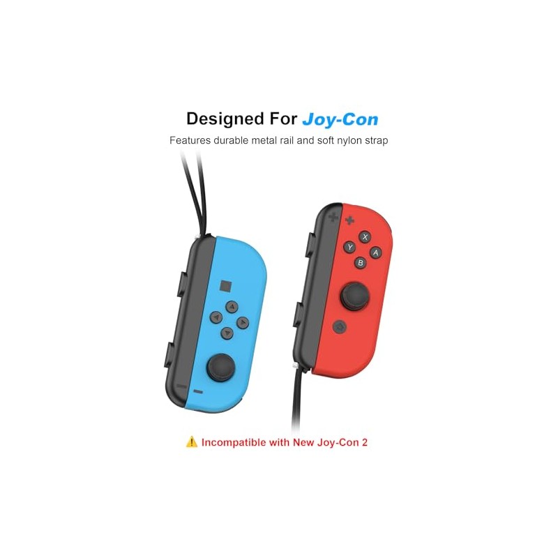 Vanjua Wrist Strap for Switch Controller, 2 Pack Adjustable Lanyard