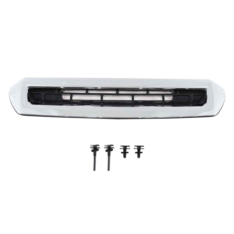 Chrome Hood Air Ven-t Compatible With 2017 2018 2019 GM-C