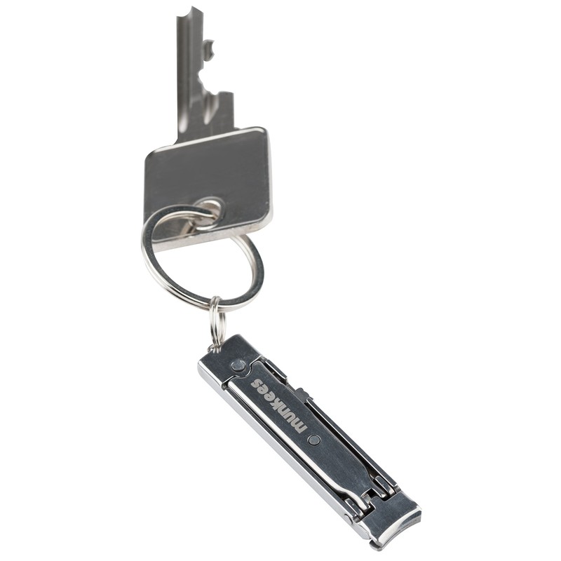 munkees 2 x Mini Nail Clippers Stainless Steel Keychain Nail