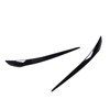 2 Pcs Headlight Eyebrow Headlamp Eyelid Cover Trim Frame Decal