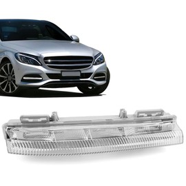 ANDPLAY Front Daytime Running Light Assembly Super Bright Driving Lamp Compatible with Benz W204 S204 W212 R172 C230 C250 C300 C350 E350 E400 E550 w/LED Bulbs 2049069000 Right Side
