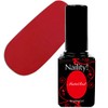 Narity! Gel Nail Stepless Gel 196, Matte Red, 0.2 oz