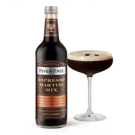 FEVER-TREE Espresso Martini Mix, 16.9 FZ. Mezcla para Cóctel Espresso Martini, 500ml