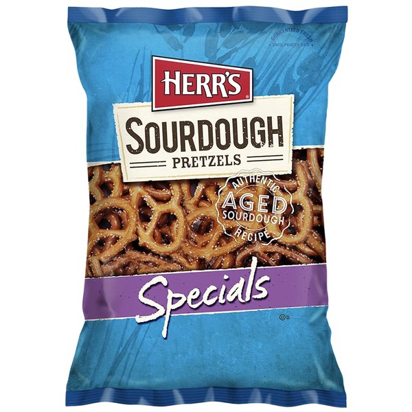 Herr's Sourdough Special Pretzels, 16 Ounce (Pack of 9 bags)