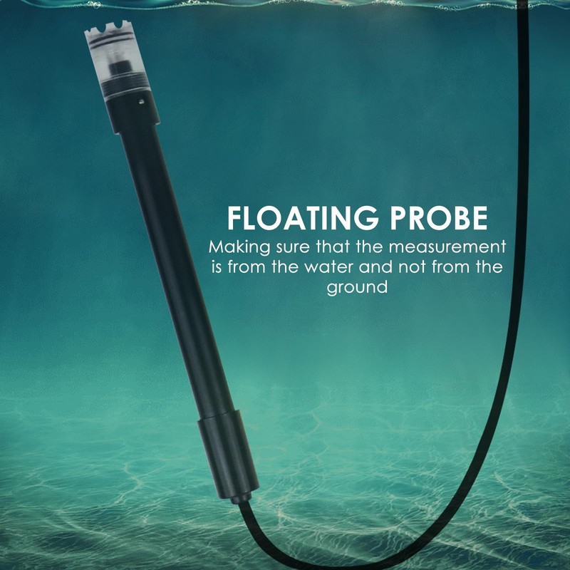 Digital Rechargeable Dissolved Oxygen Meter | Precise DO Tester w/Self-Floating
