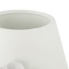 AmeliaHome Lusitano Ceramic Flower Pot Flower Pattern Cream