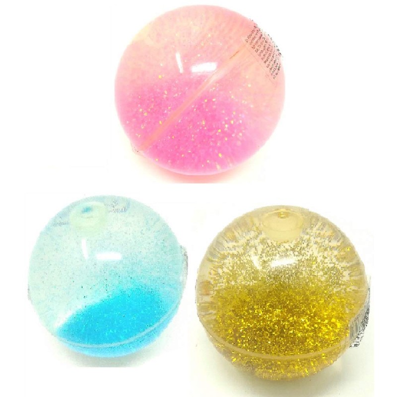 Large Glitter water bounce ball various colour