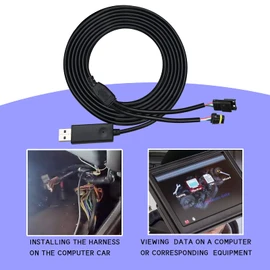 Vanshly CAN Cable w/Built in Splitter for Holley EFI Sniper EFI Terminator X, (558-443-2)