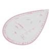 5pcs 6403 Curve Ruler Set Multifunctional Plastic Curve Pattern Ruler