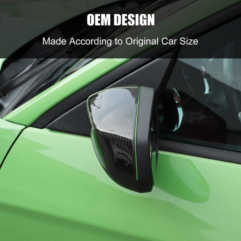 RT-TCZ Carbon Fiber Rearview Side Mirror Decoration Trim Cover Accessories